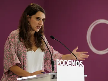 La portavoz de Unidas Podemos, Noelia Vera La portavoz de Unidas Podemos, Noelia Vera