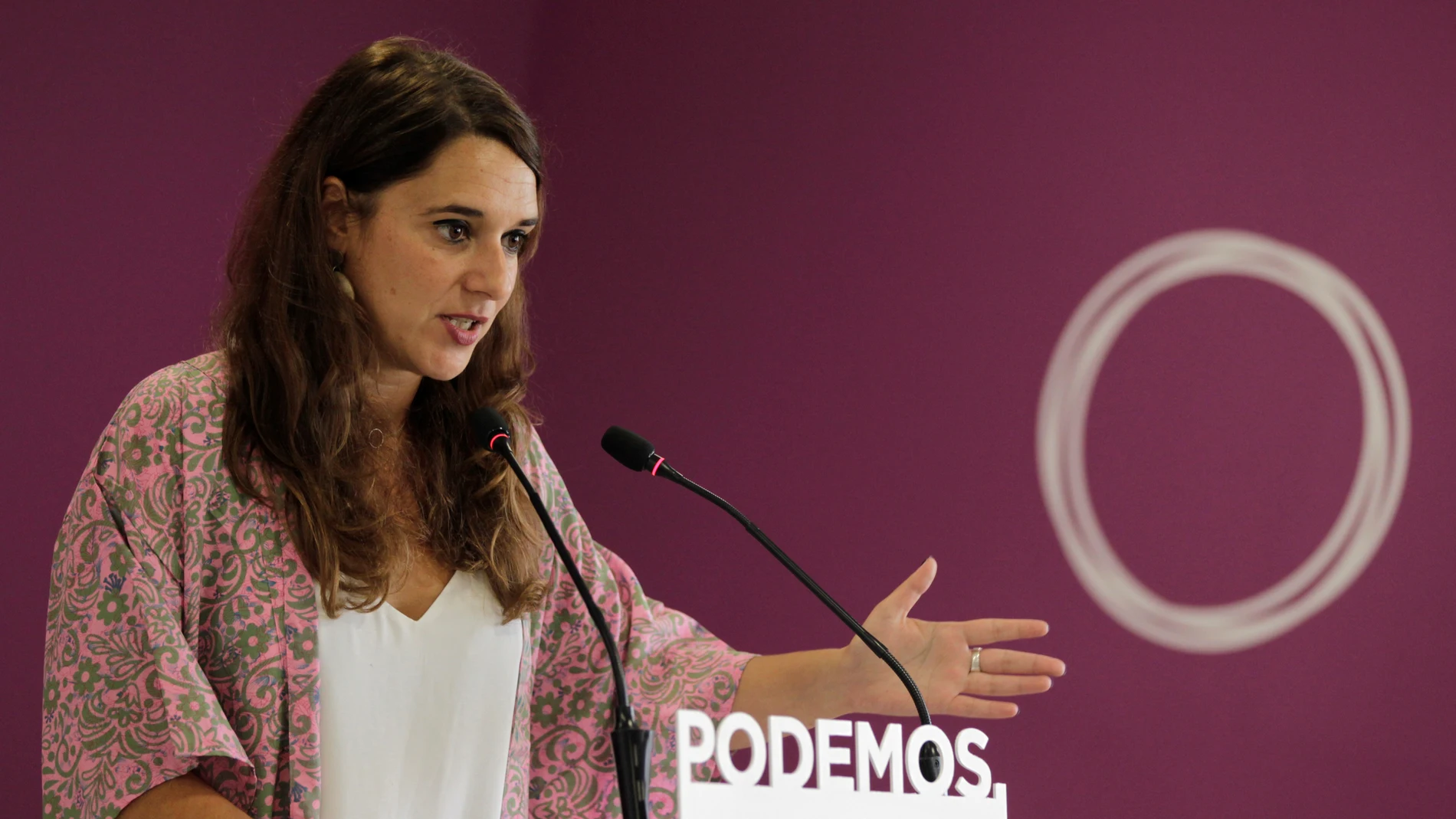 La portavoz de Unidas Podemos, Noelia Vera La portavoz de Unidas Podemos, Noelia Vera
