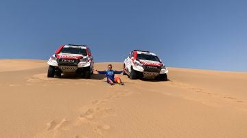 Fernando Alonso en Namibia