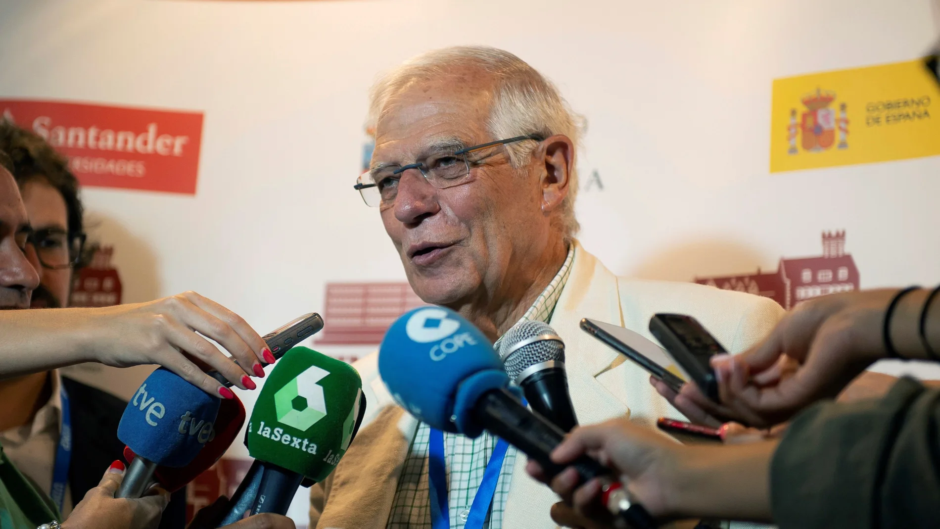 El ministro de Exteriores en funciones, Josep Borrell El ministro de Exteriores en funciones, Josep Borrell