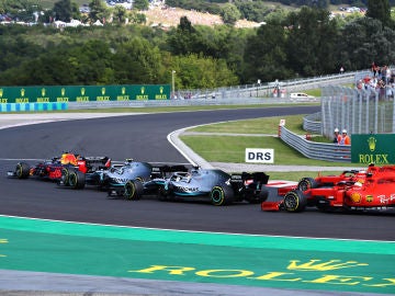 Coches de Fórmula 1 en el GP de Hungría