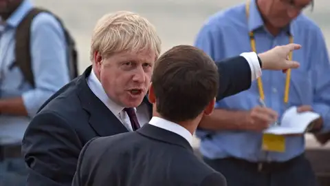 Boris Johnson y Pedro Sánchez Boris Johnson y Pedro Sánchez
