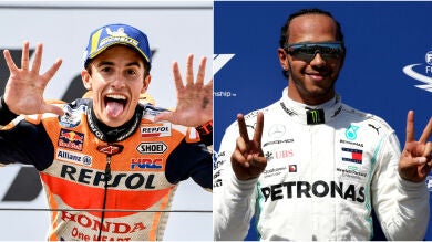 Marc Márquez reta a Lewis Hamilton, ¿quién ganaría?