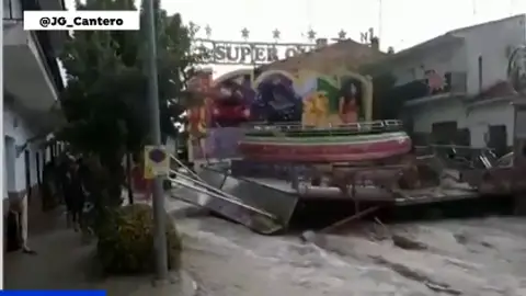 Feria destrozada en Borox Feria destrozada en Borox