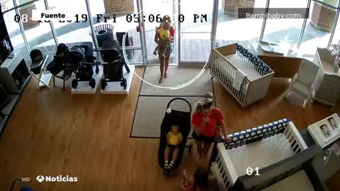 Una madre entra a robar en una tienda con su bebé y se lo olvida dentro en Nueva Jersey, Estados Unidos Una madre entra a robar en una tienda con su bebé y se lo olvida dentro en Nueva Jersey, Estados Unidos