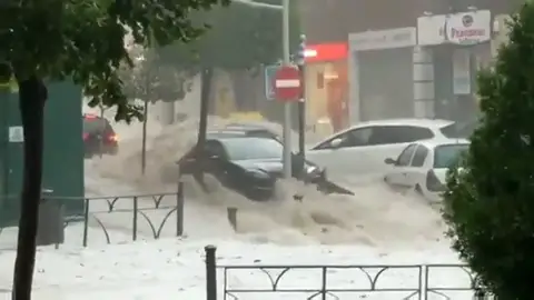 Las imágenes de las fuertes tormentas que han inundado Madrid Las imágenes de las fuertes tormentas que han inundado Madrid