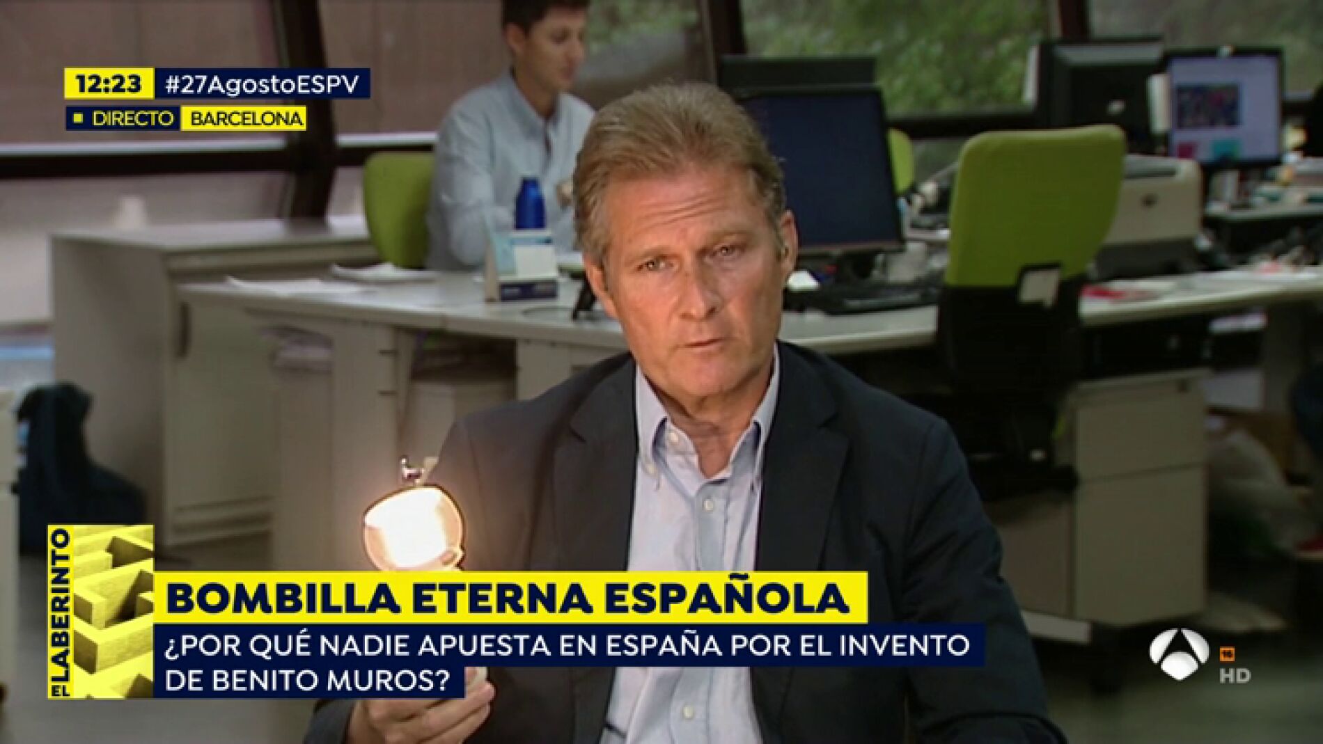 Un espa&ntilde;ol fabrica una bombilla eterna pero no logra comercializarla