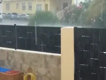 Las fuertes precipitaciones llegan al litoral peninsular Las fuertes precipitaciones llegan al litoral peninsular
