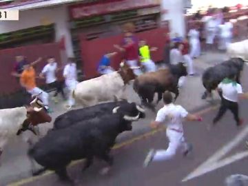 Primer encierro de las fiestas de San Sebastián de los Reyes 2019, en vídeo