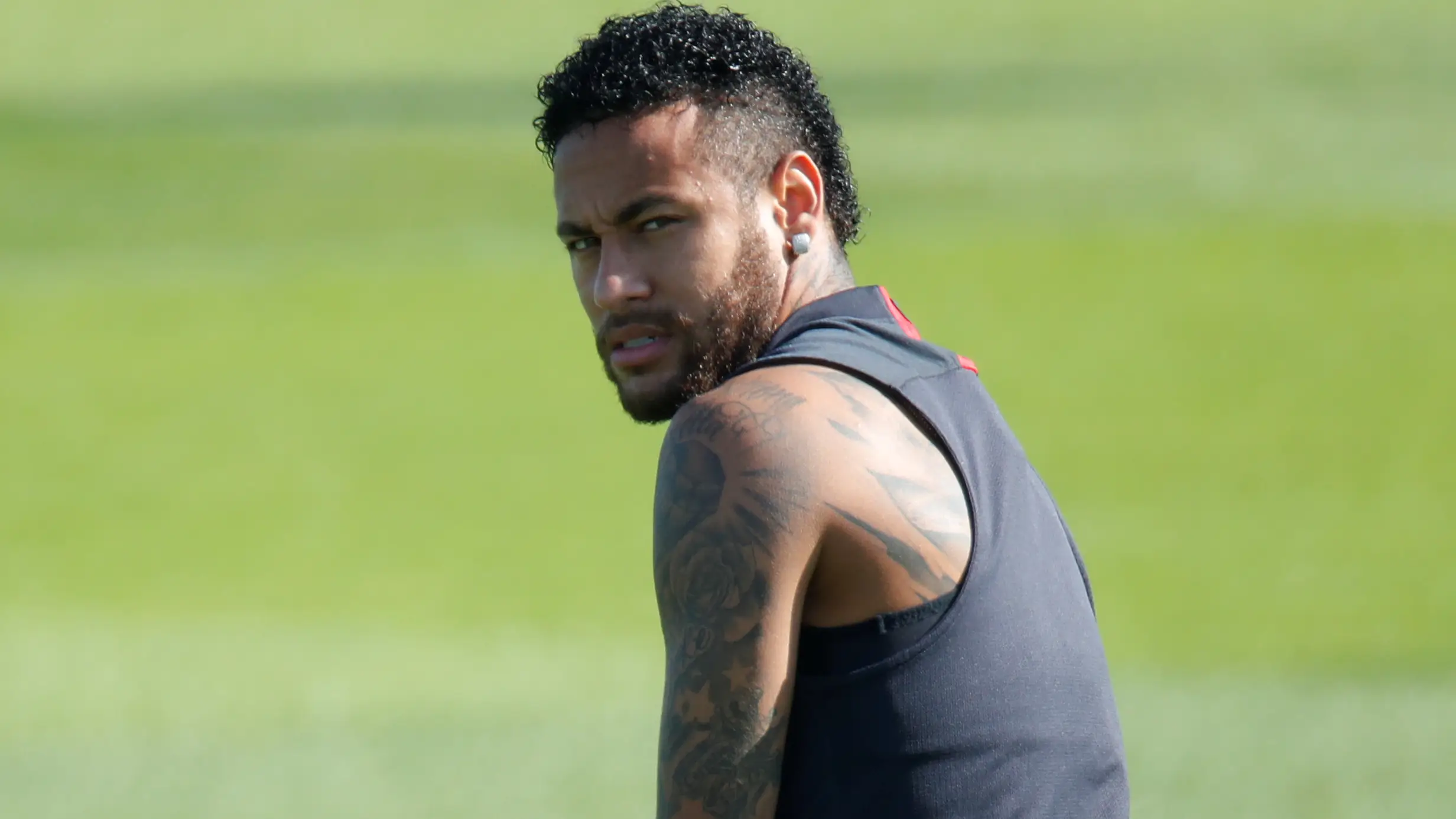 Neymar, en un entrenamiento con el PSG Neymar, en un entrenamiento con el PSG