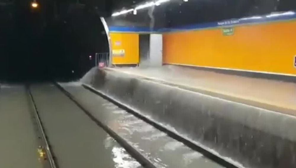 Inundaciones en el Metro de Madrid