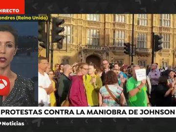Los británicos se manifiestan por el "golpe a la democracia" de Boris Jhonson