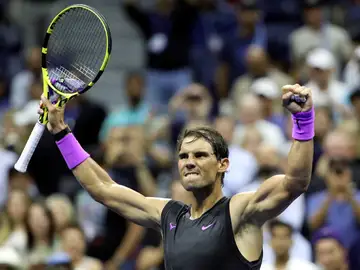 Rafa Nadal en su partido contra Millman Rafa Nadal en su partido contra Millman