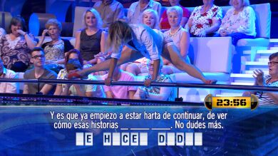 El espectacular baile de la 'Palabra gallina' que ha desconcentrado a las concursantes