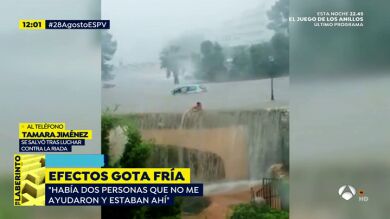 La mujer que consiguió salir nadando de su coche tras ser arrollada por el agua en Mallorca: 