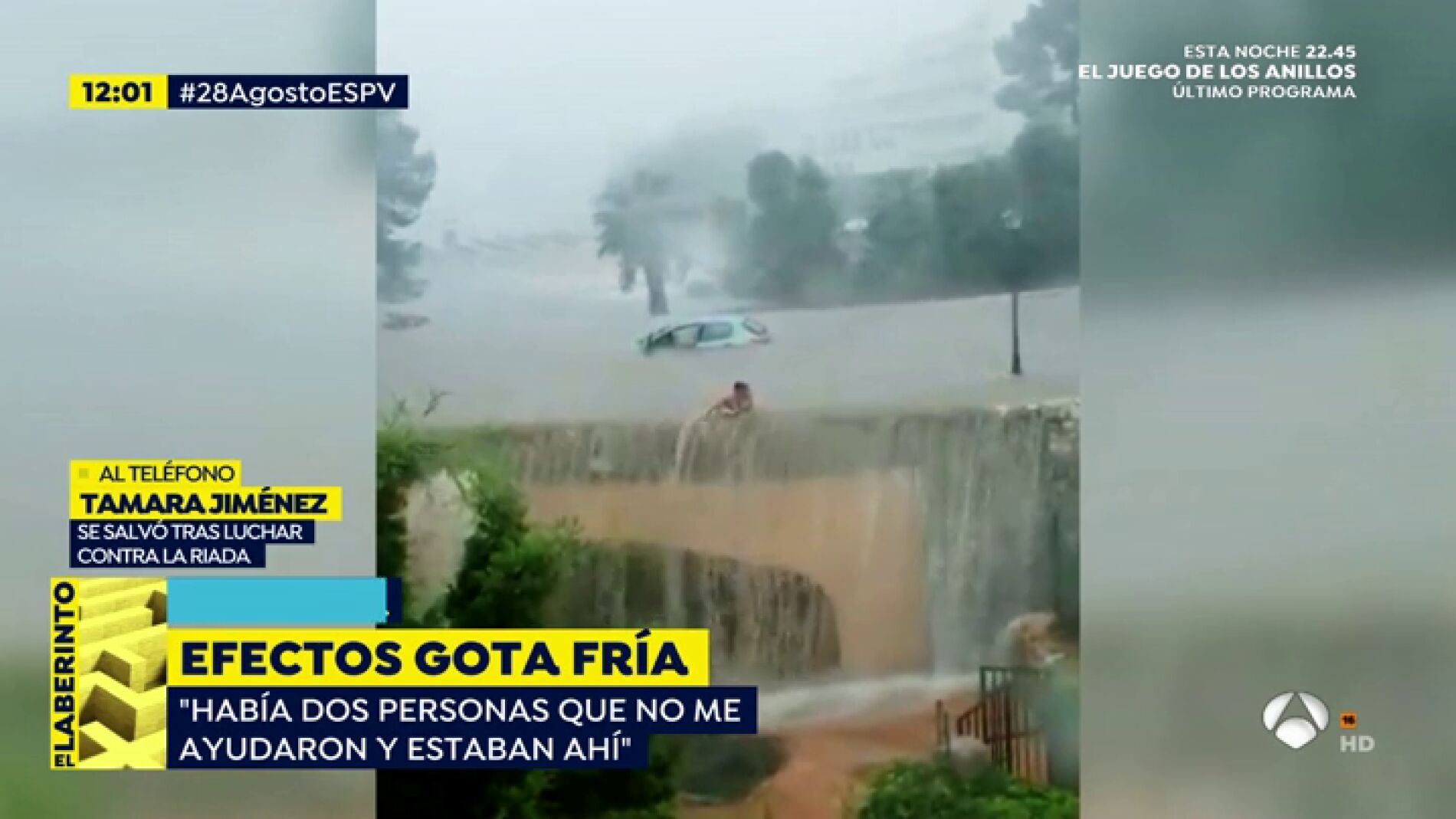Efectos de la gota fría.