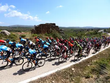 Una imagen de la Vuelta a España Una imagen de la Vuelta a España