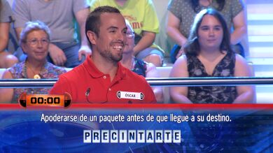 Contar un chiste en mitad de la prueba, el gran fallo de un concursante de 'Ahora caigo'