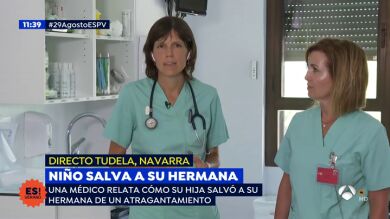 Así le salvó la vida un niño a su hermana de seis años tras atragantarse con un trozo de hielo