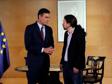 Pedro Sánchez y Pablo Iglesias Pedro Sánchez y Pablo Iglesias
