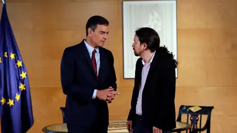 Pedro Sánchez y Pablo Iglesias Pedro Sánchez y Pablo Iglesias