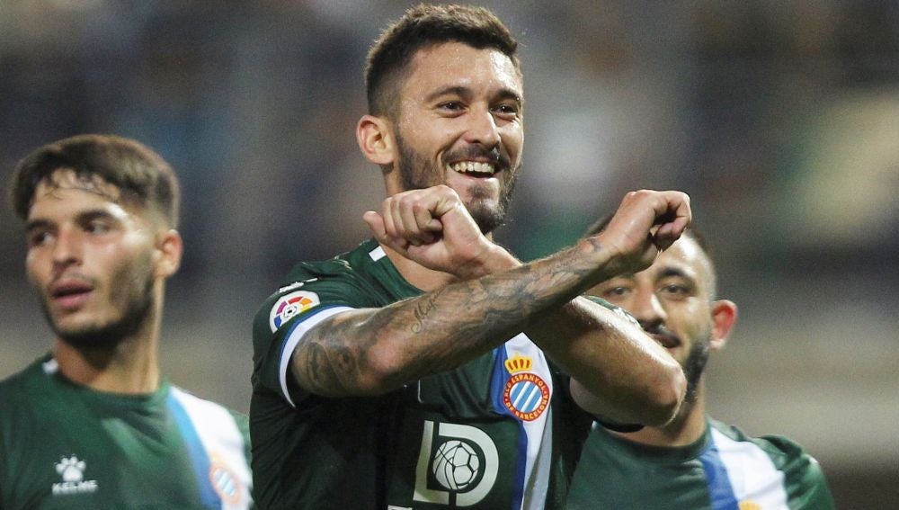 Facundo Ferreyra celebra su gol frente al Zorya