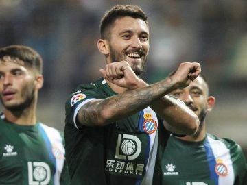 Facundo Ferreyra celebra su gol frente al Zorya