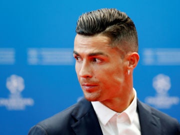 Cristiano Ronaldo, en el sorteo de la fase de grupos de la Champions League