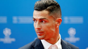 Cristiano Ronaldo, en el sorteo de la fase de grupos de la Champions League