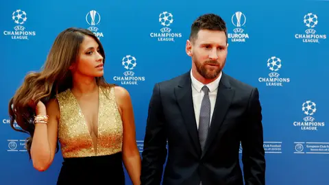 Leo Messi y Antonella Roccuzzo Leo Messi y Antonella Roccuzzo