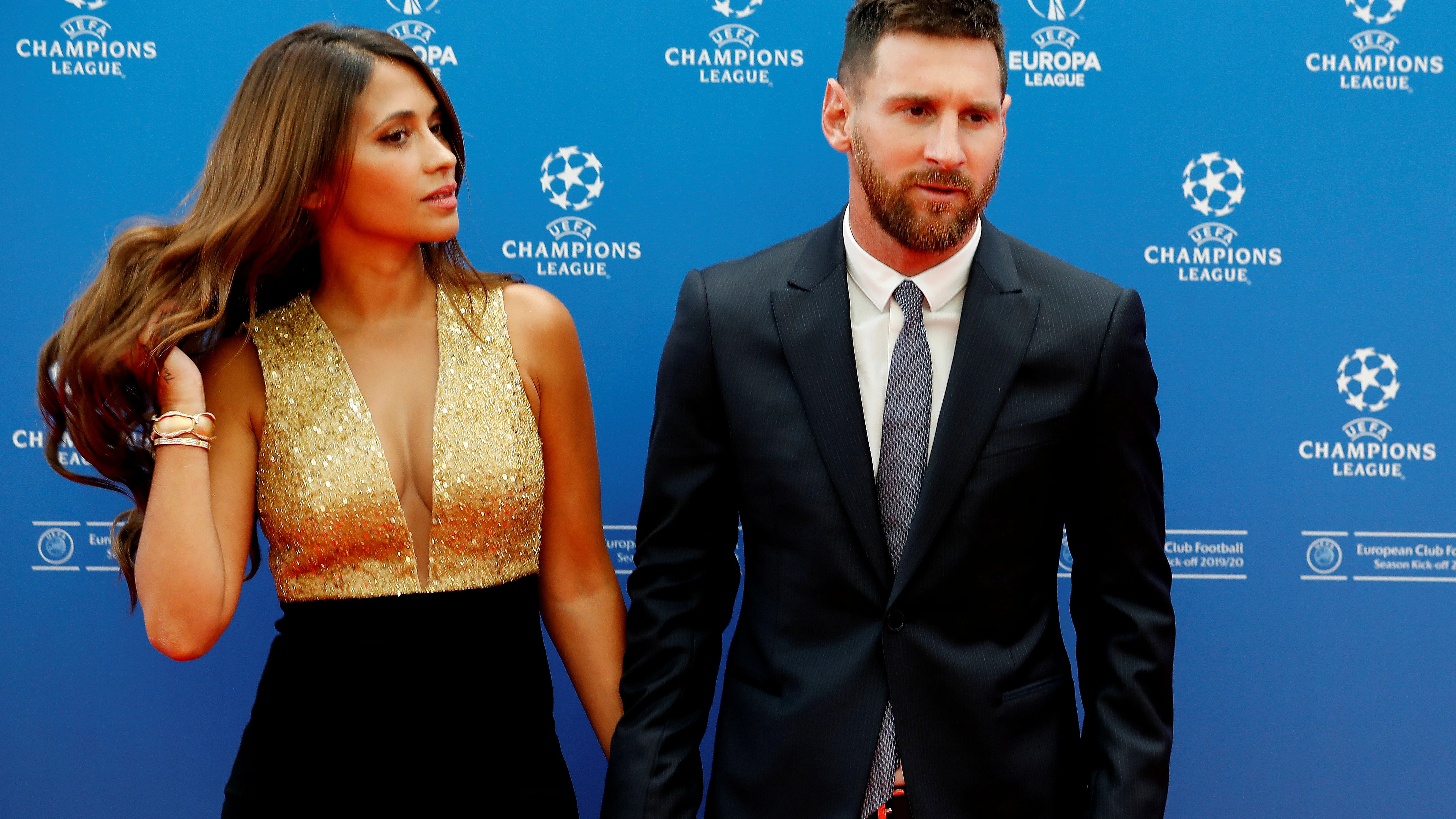 Leo Messi y Antonella Roccuzzo