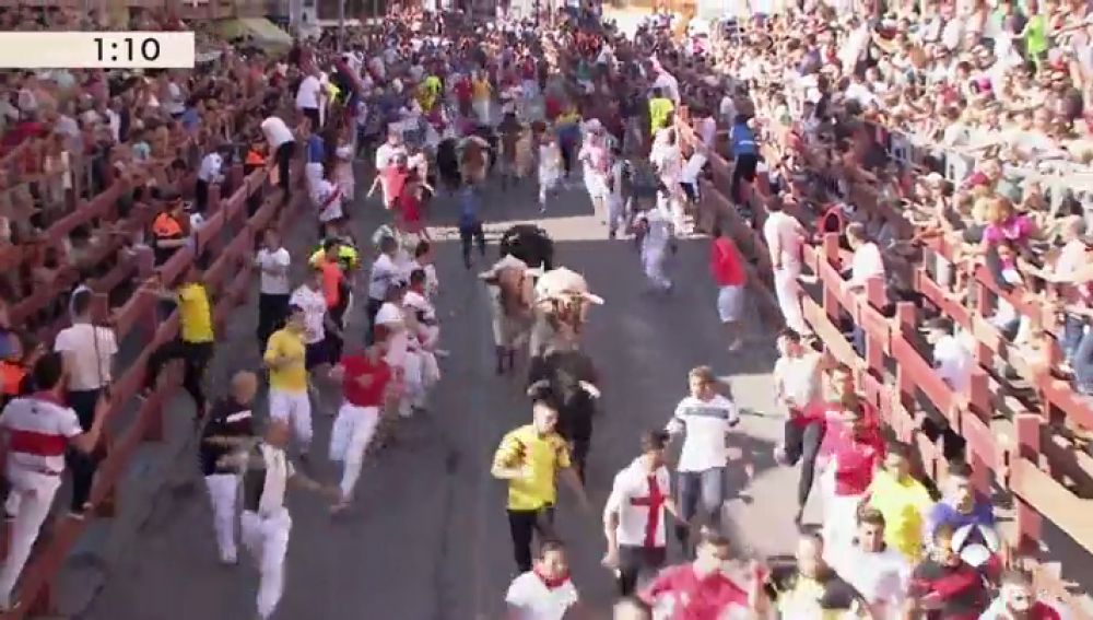 REEMPLAZO | Vídeo del tercer encierro de las fiestas de San Sebastián de los Reyes 2019