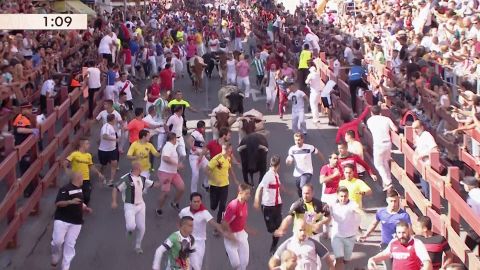 Encierros de Sanse 2019 (29-18-19) - Tercer encierro lento pero sin incidencias en San Sebasti&aacute;n de los Reyes