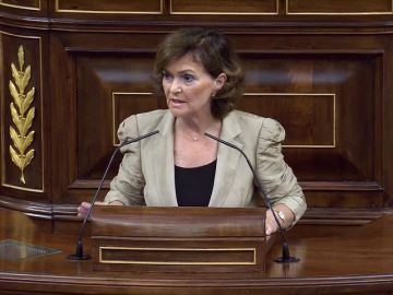 Carmen Calvo: "La Comisión Europea reconoce que fue el gobierno español el que desbloqueó la crisis del Open Arms"