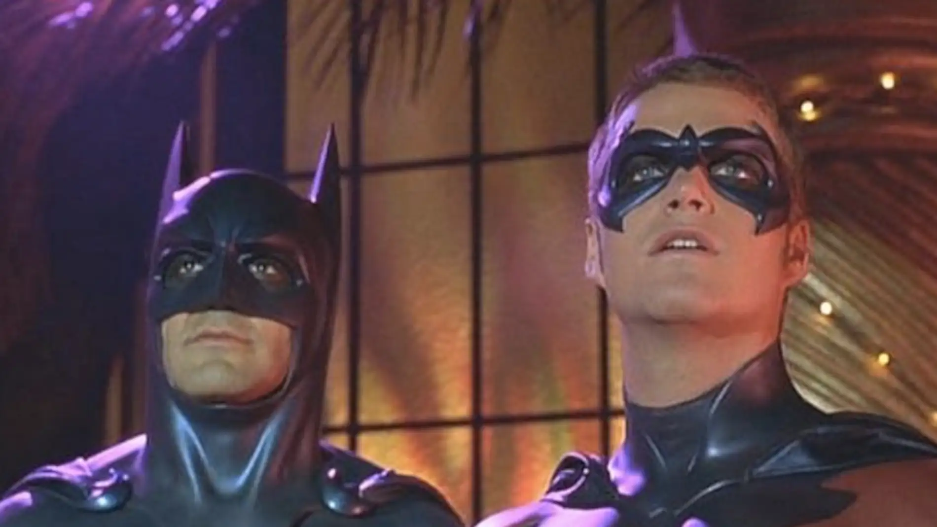 George Clooney y Chris O'Donnell en 'Batman y Robin'