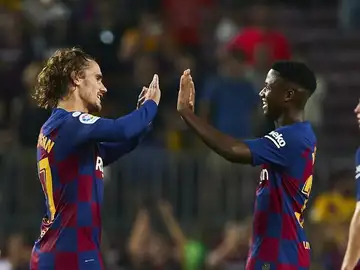 Griezmann y Dembelé Griezmann y Dembelé