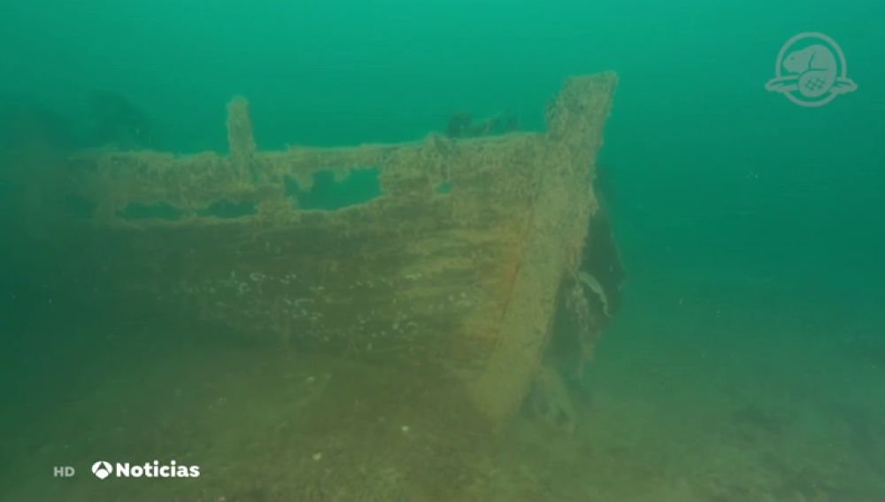 Encuentra intacto un barco hundido en 1875