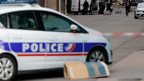 Un coche de policía en Francia, en una imagen de archivo Un coche de policía en Francia, en una imagen de archivo