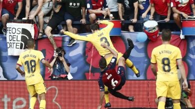 Osasuna logra sacar un trabajado punto en El Sadar a un talentoso Barça juvenil