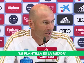Zidane: "Hicimos una buena semana y la queremos trasladar al campo mañana" Zidane: "Hicimos una buena semana y la queremos trasladar al campo mañana"