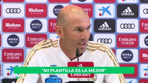 Zidane: "Hicimos una buena semana y la queremos trasladar al campo ma&ntilde;ana"