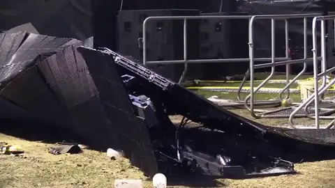 Al menos 28 heridos tras el derrumbe de varias pantallas LED en un concierto en Alemania Al menos 28 heridos tras el derrumbe de varias pantallas LED en un concierto en Alemania