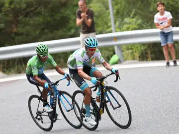 Nairo Quintana y 'Superman' López Nairo Quintana y 'Superman' López