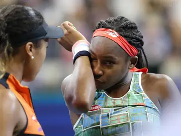 Coco Gauff llora tras la derrota frente a Naomi Osaka Coco Gauff llora tras la derrota frente a Naomi Osaka