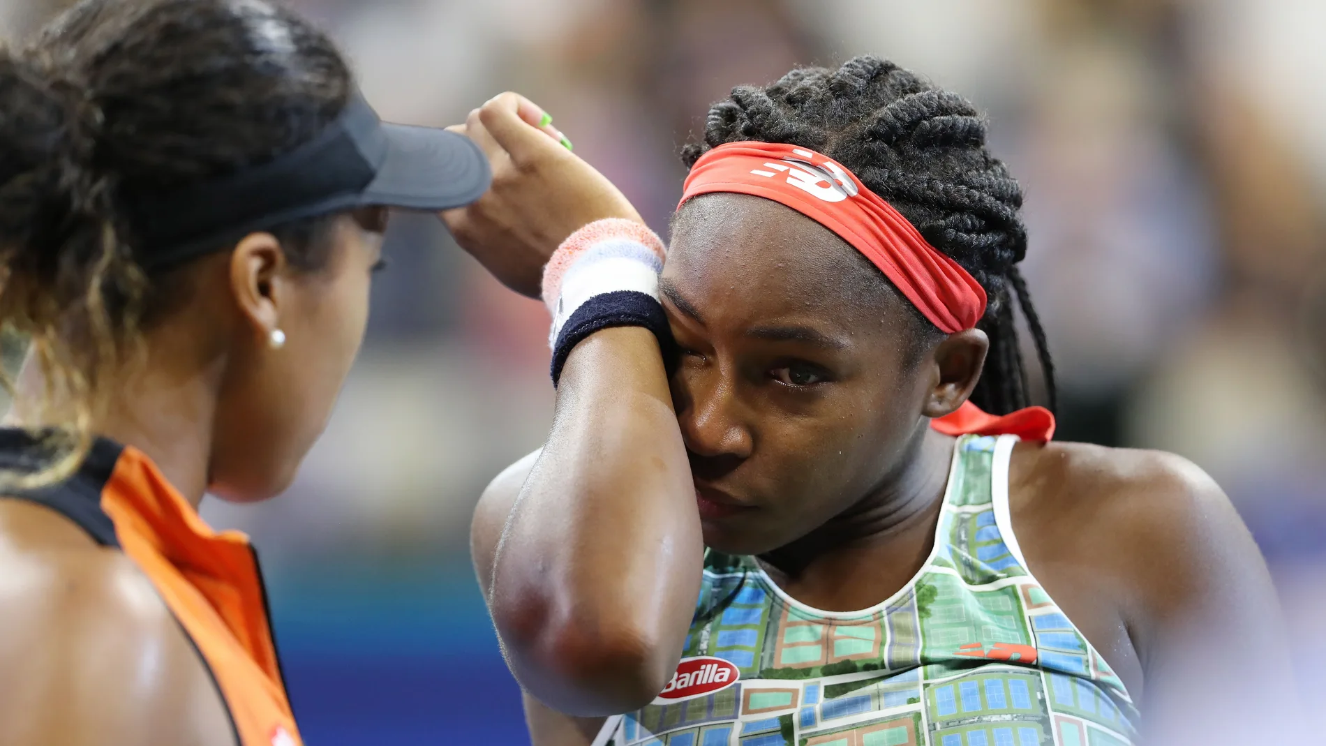 Coco Gauff llora tras la derrota frente a Naomi Osaka Coco Gauff llora tras la derrota frente a Naomi Osaka
