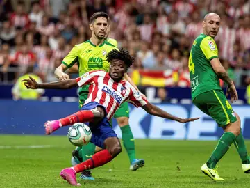 Thomas marca para dar la victoria al Atlético de Madrid Thomas marca para dar la victoria al Atlético de Madrid