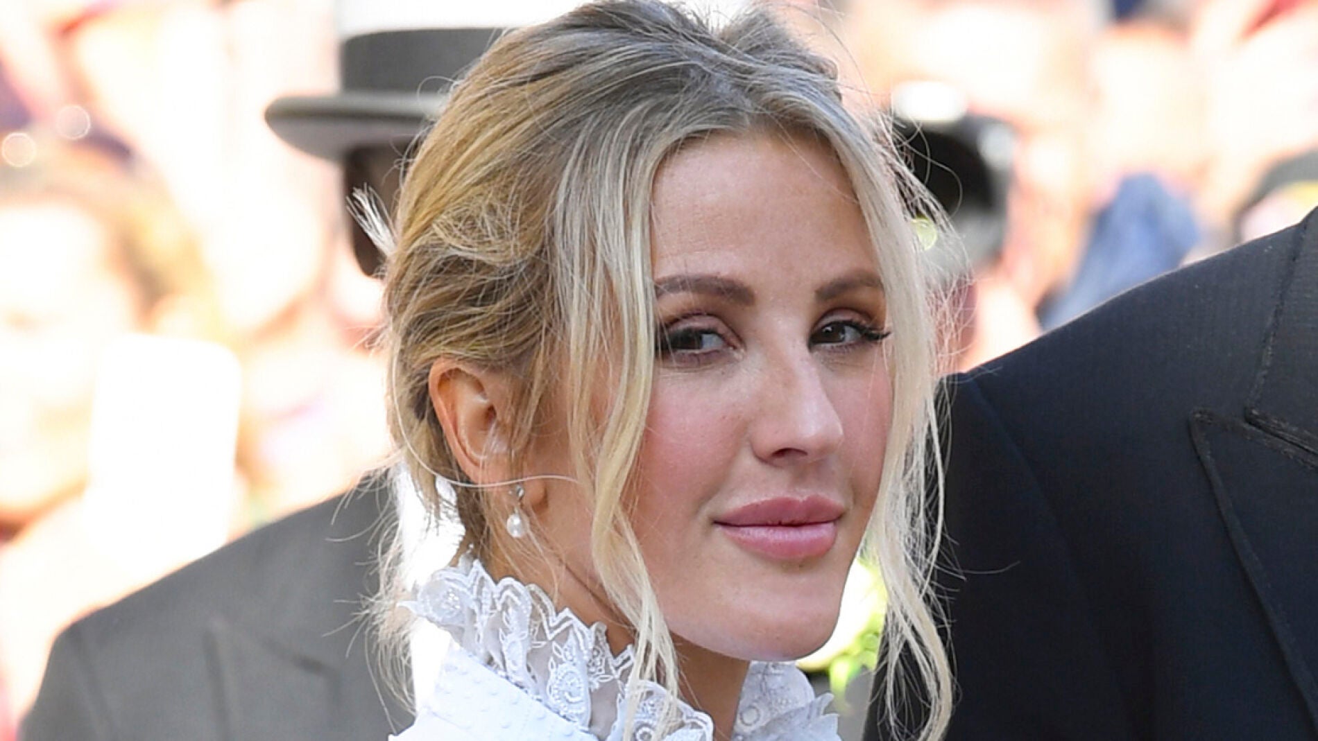 Ellie Goulding en su boda con Caspar Jopling