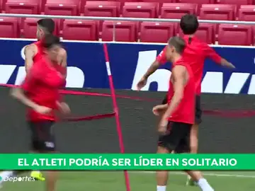 El Atlético de Madrid quiere continuar con la racha de victorias y ser el primer líder en solitario El Atlético de Madrid quiere continuar con la racha de victorias y ser el primer líder en solitario