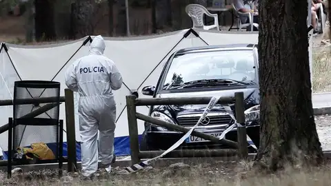El coche de Blanca Fernández Ochoa El coche de Blanca Fernández Ochoa