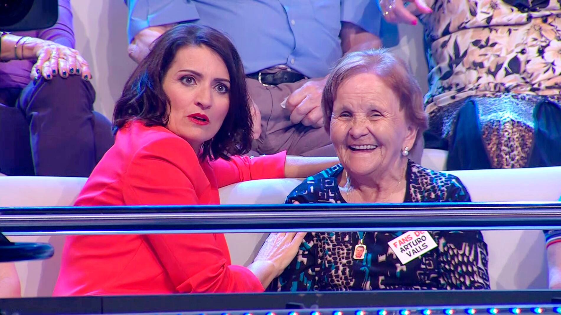 Silvia Abril interrumpe a Arturo Valls en '¡Ahora caigo!'